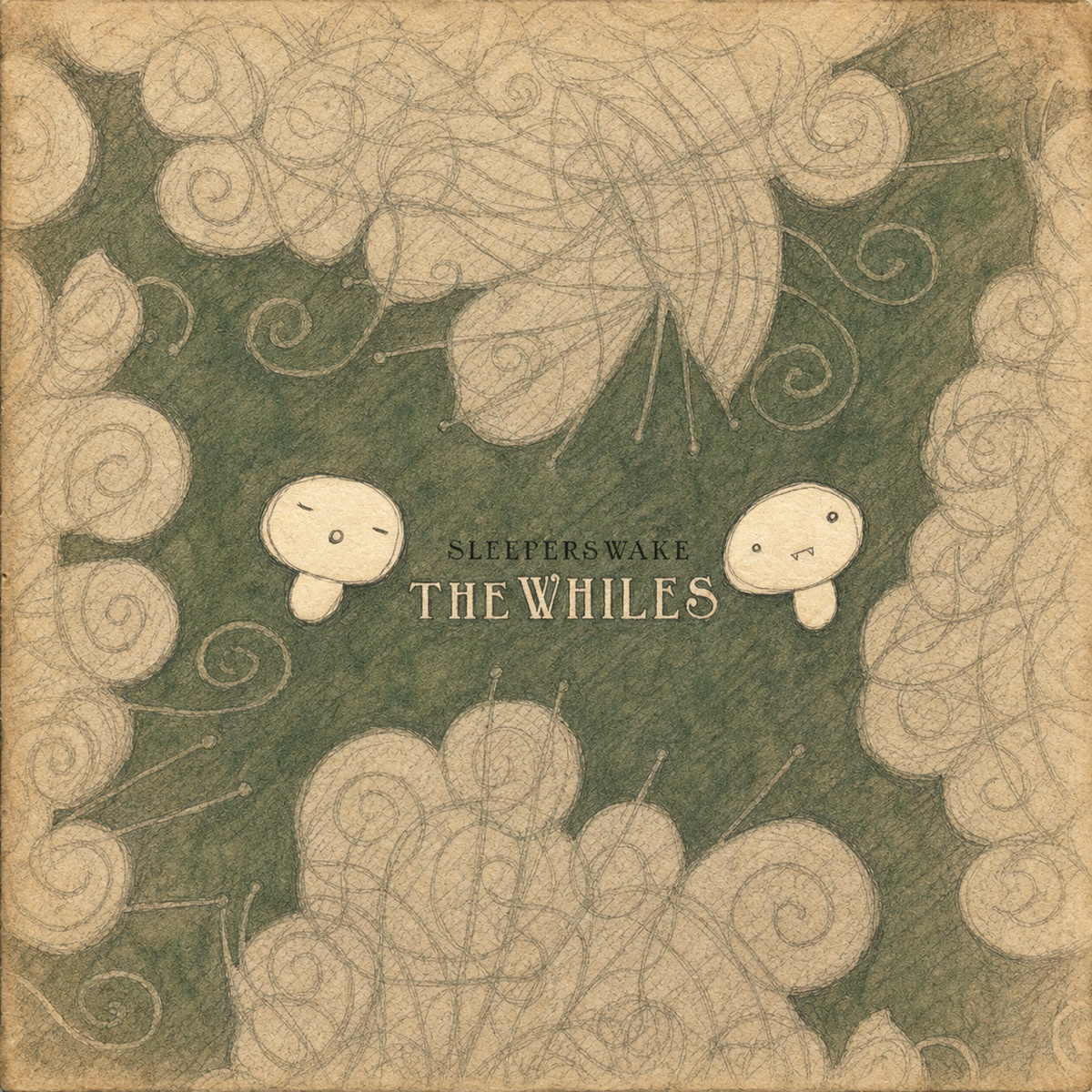 Hand-drawn pencil and ink interpretation of the Sleepers Wake album cover