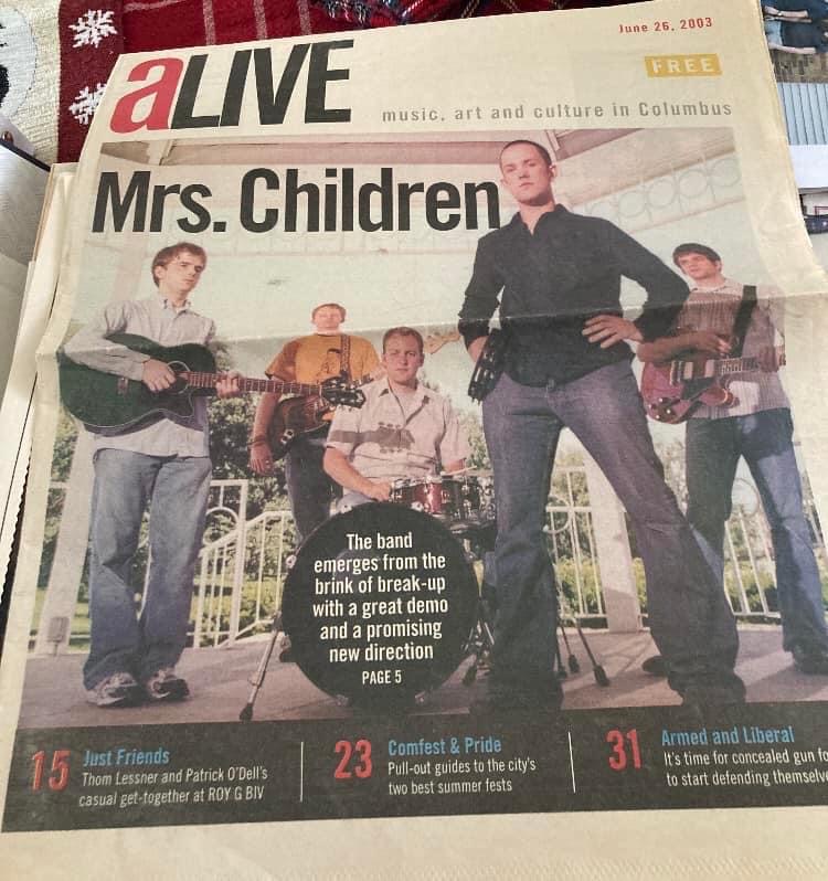 June 26, 2003 cover of Alive featuring Mrs. Children